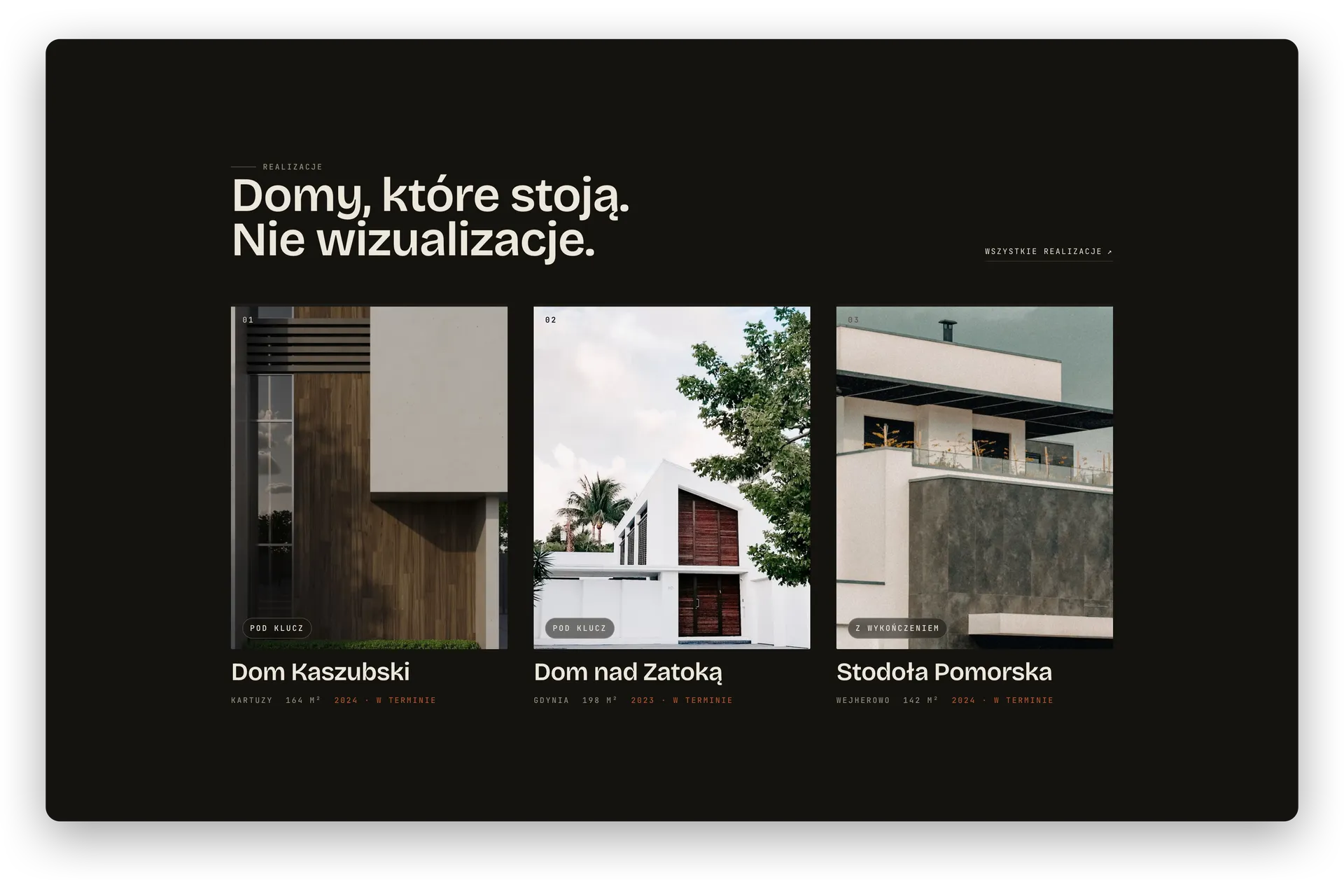 Pion, sekcja strony